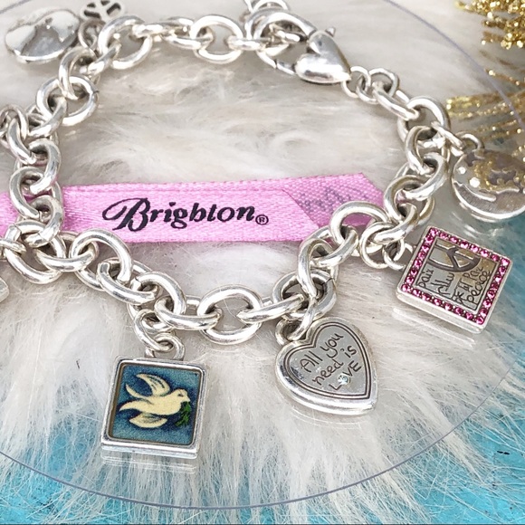 Brighton World "Peace Charming" Crystal Bracelet - Picture 6 of 7